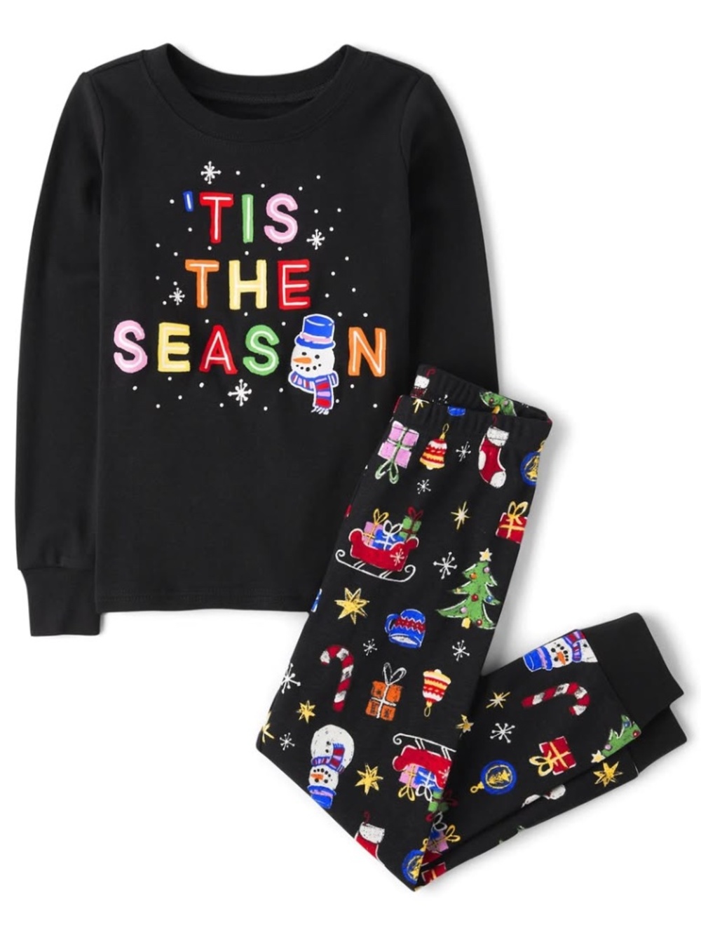 Children's Place Pajamas Christmas Glow in the Dark NWT  Girls Size 16